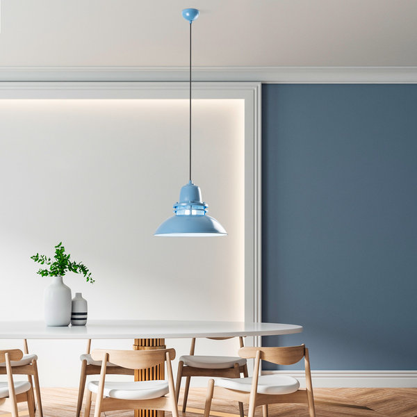 Opviq AetherGlow Chandelier: Blue Elegance Redefined | Opviq