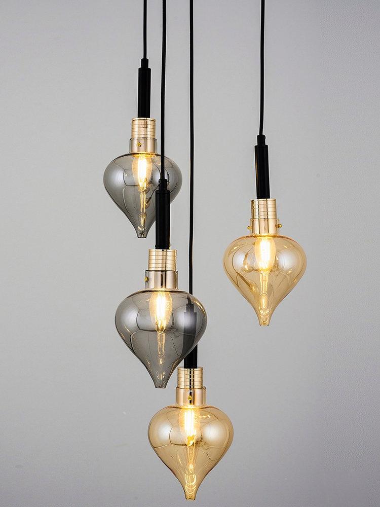 Opviq AmberGlo Opal Chandelier - Elegance Awaits | Opviq