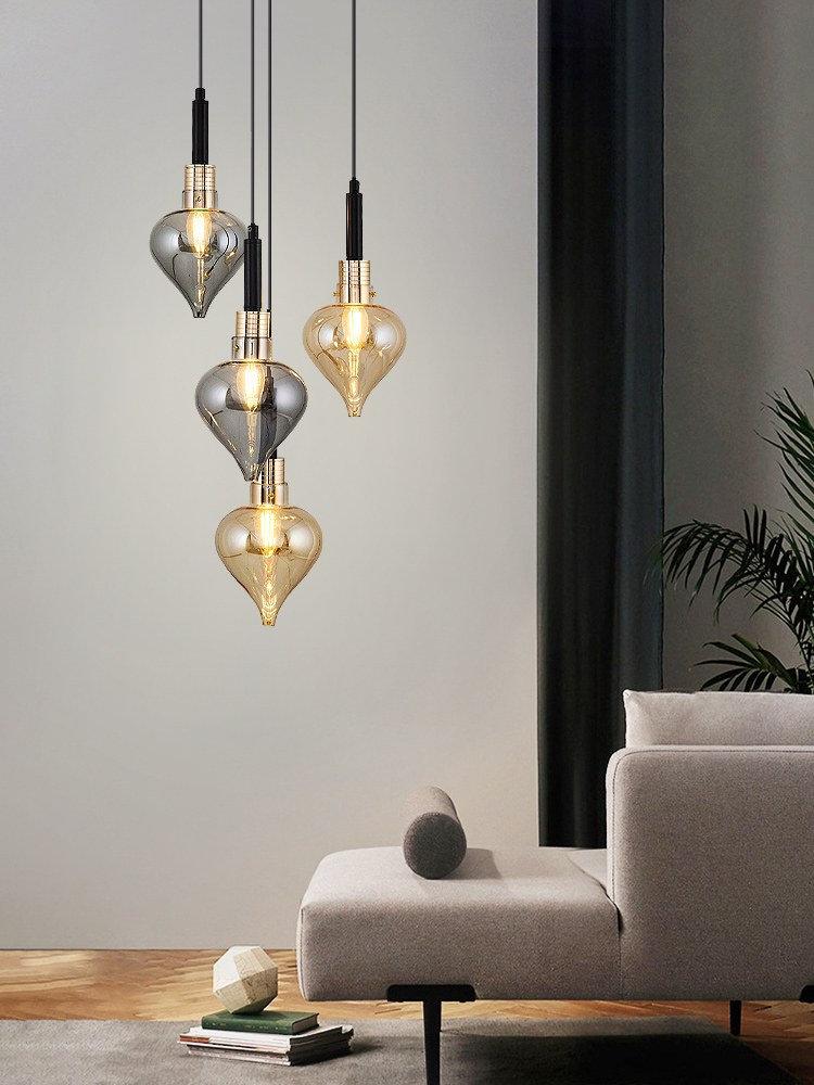 opviq AmberGlo Opal Chandelier - Elegance Awaits | Opviq