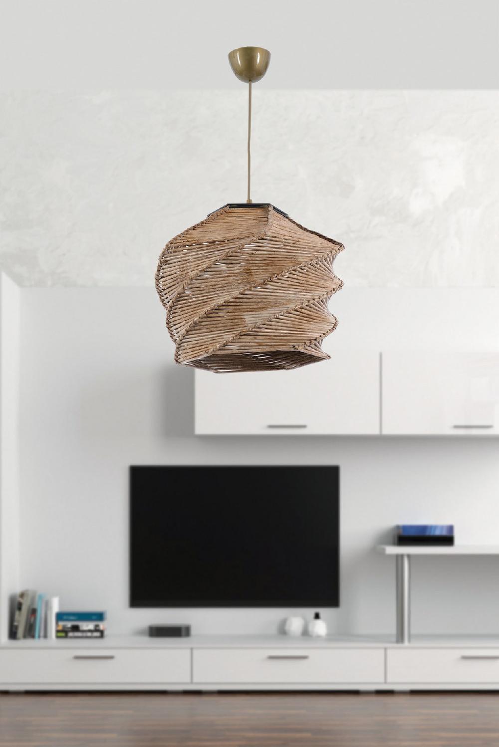opviq BambooGlow: Scandinavian Elegance Chandelier | Opviq