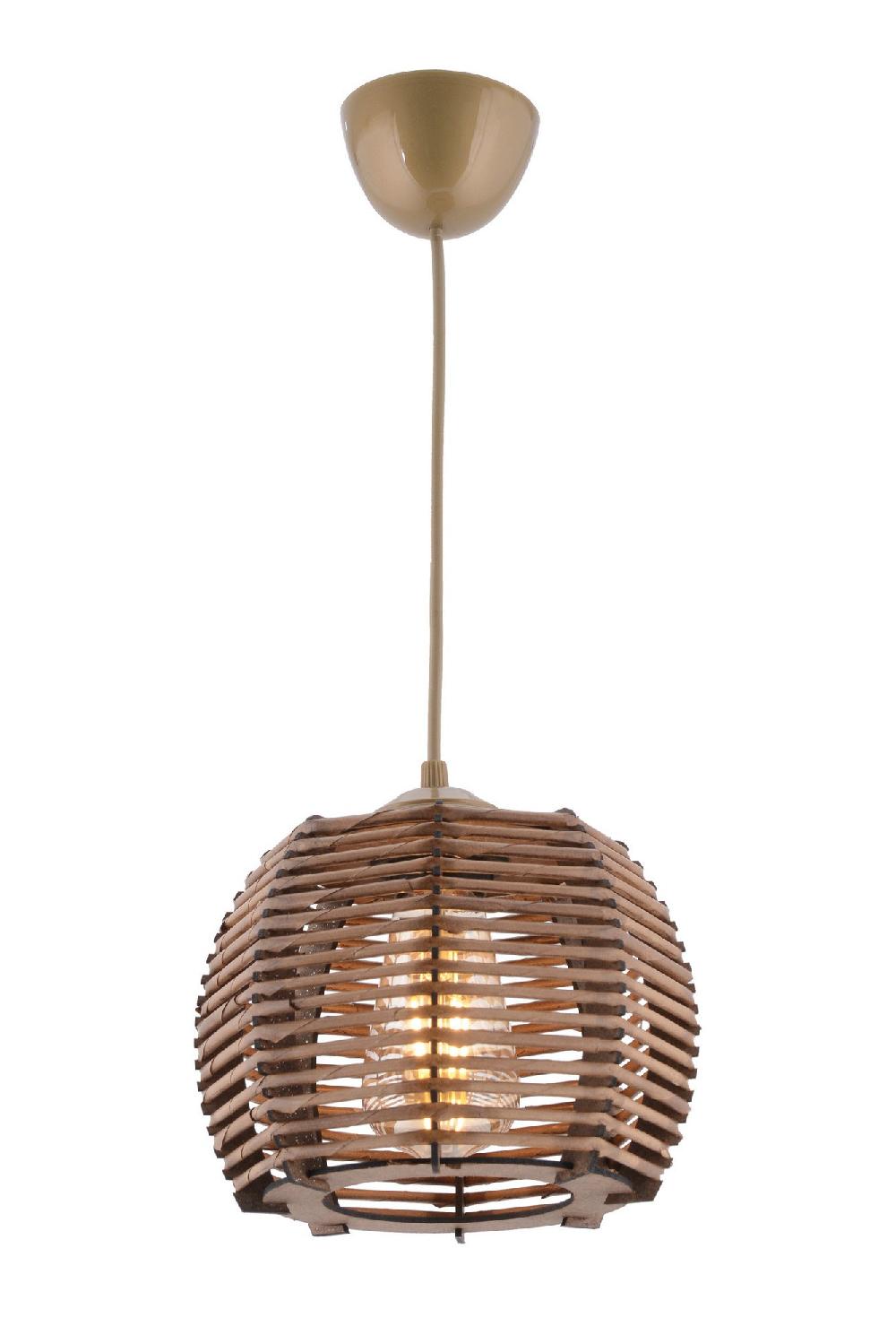 Opviq BambooGlow Wooden Chandelier Elegance 55 | Opviq