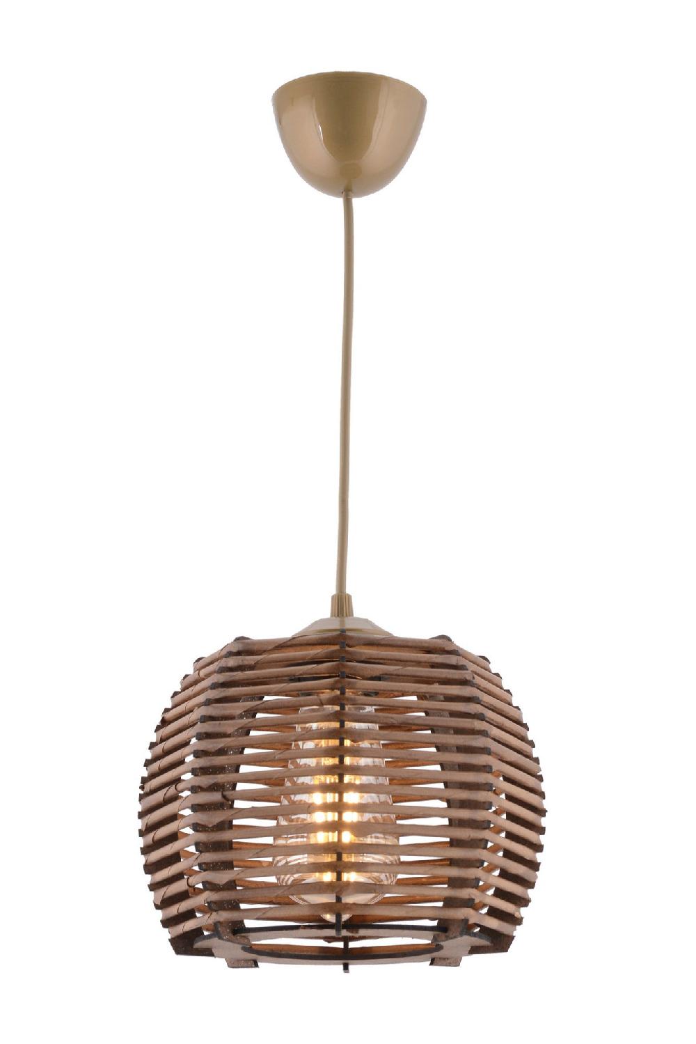 Opviq BambooGlow Wooden Chandelier Elegance 55 | Opviq
