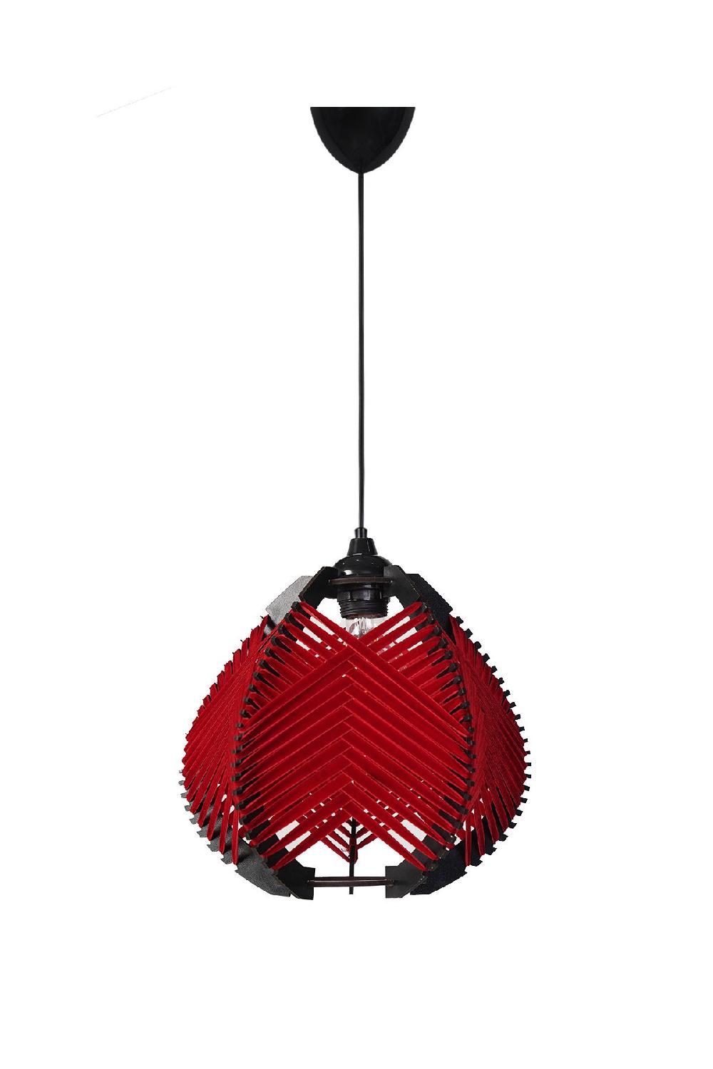 Opviq Crimson Lumea: The Radiant Red Chandelier | Opviq