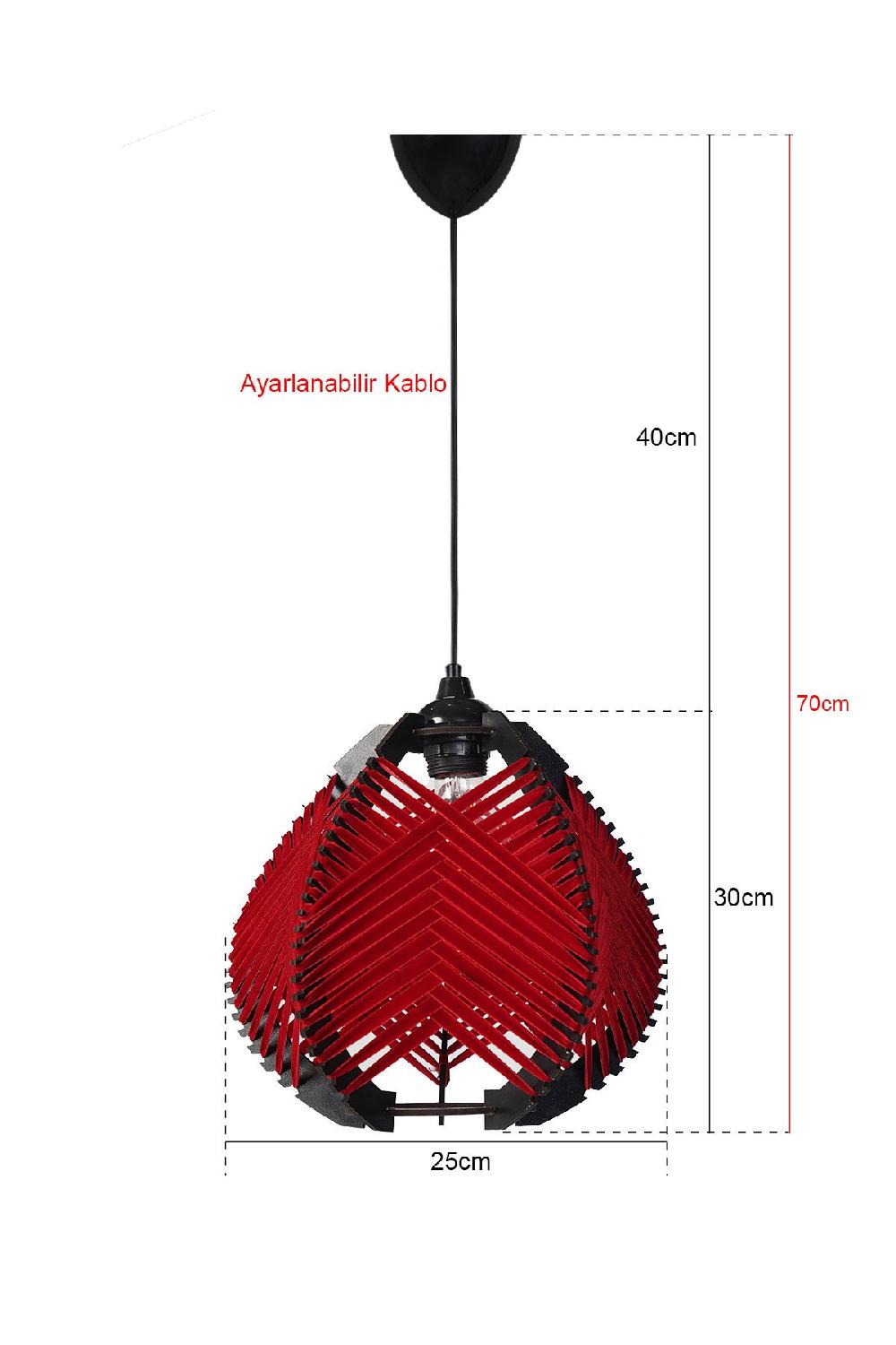Opviq Crimson Lumea: The Radiant Red Chandelier | Opviq