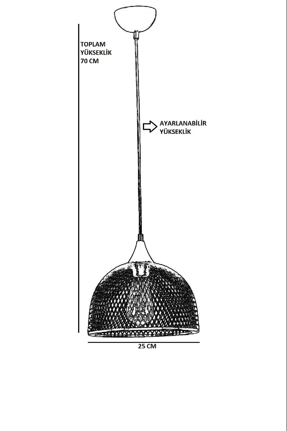 Opviq EbonLuxe Antique Chandelier 70CM Elegance | Opviq