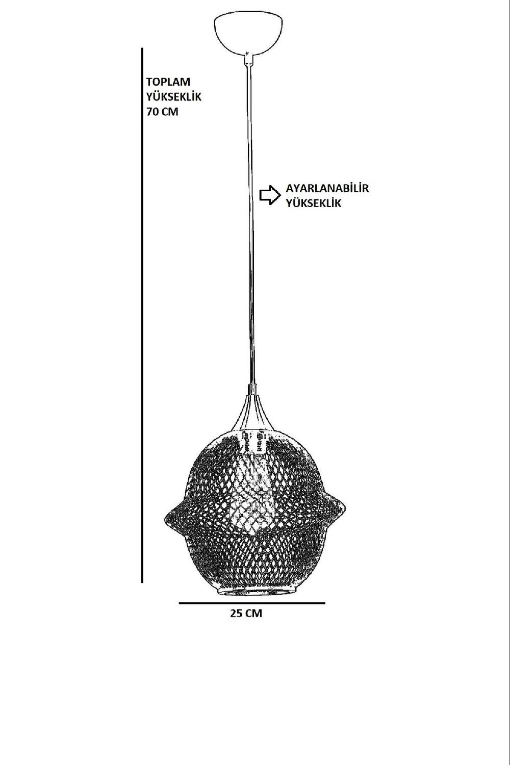 Opviq EbonLuxe Antique Chandelier 70CM Elegance | Opviq
