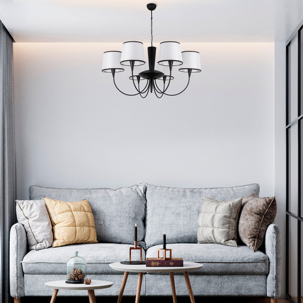 Opviq Eclipse Luxe: The Black Elegance Chandelier | Opviq