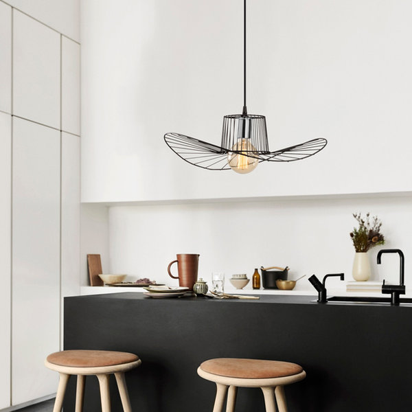 opviq Eclipse Noir Chandelier: Modern Elegance in Black | Opviq