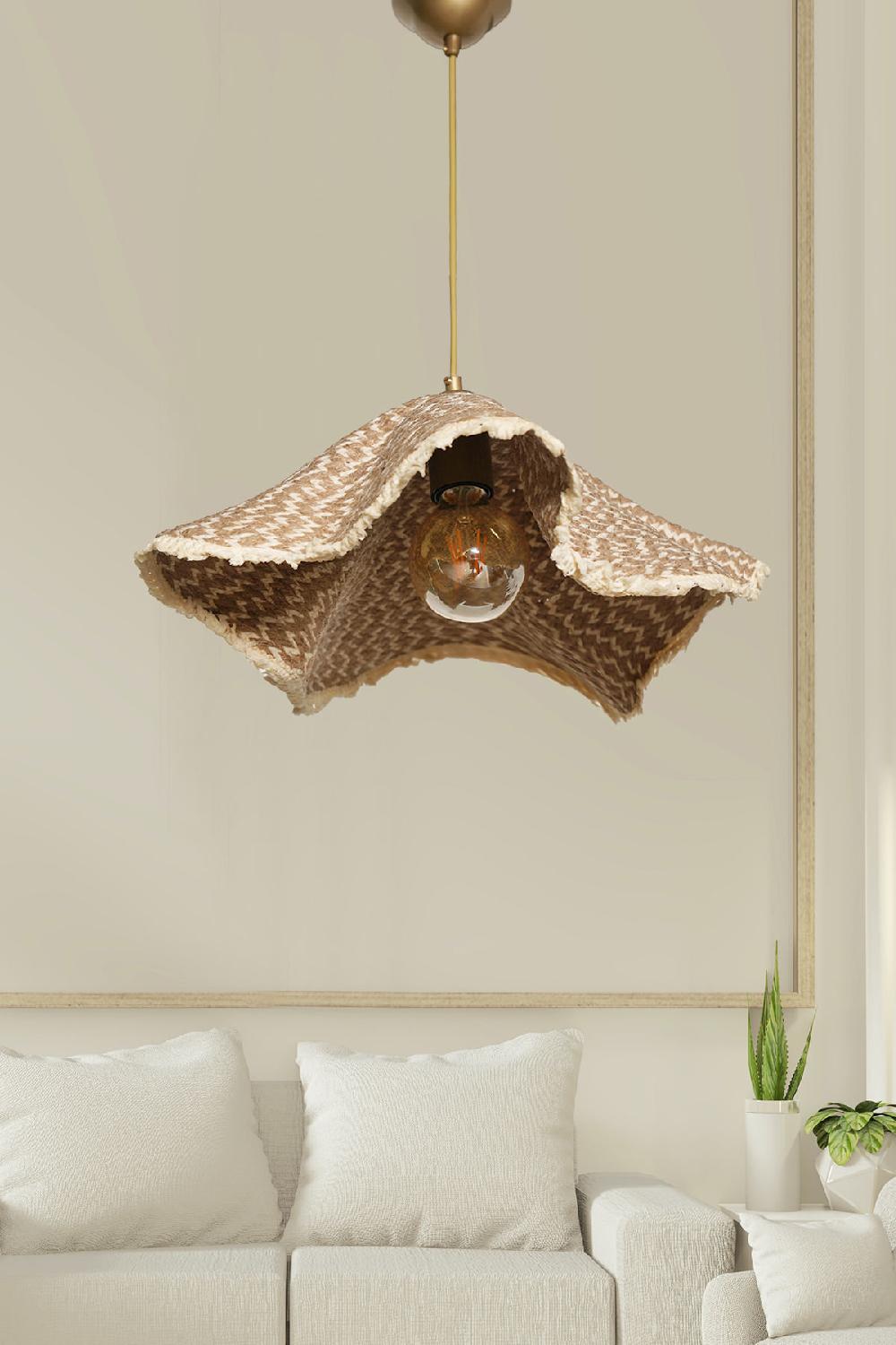 Opviq EcruGlow Boho Chandelier: Rustic Glam Elegance | Opviq