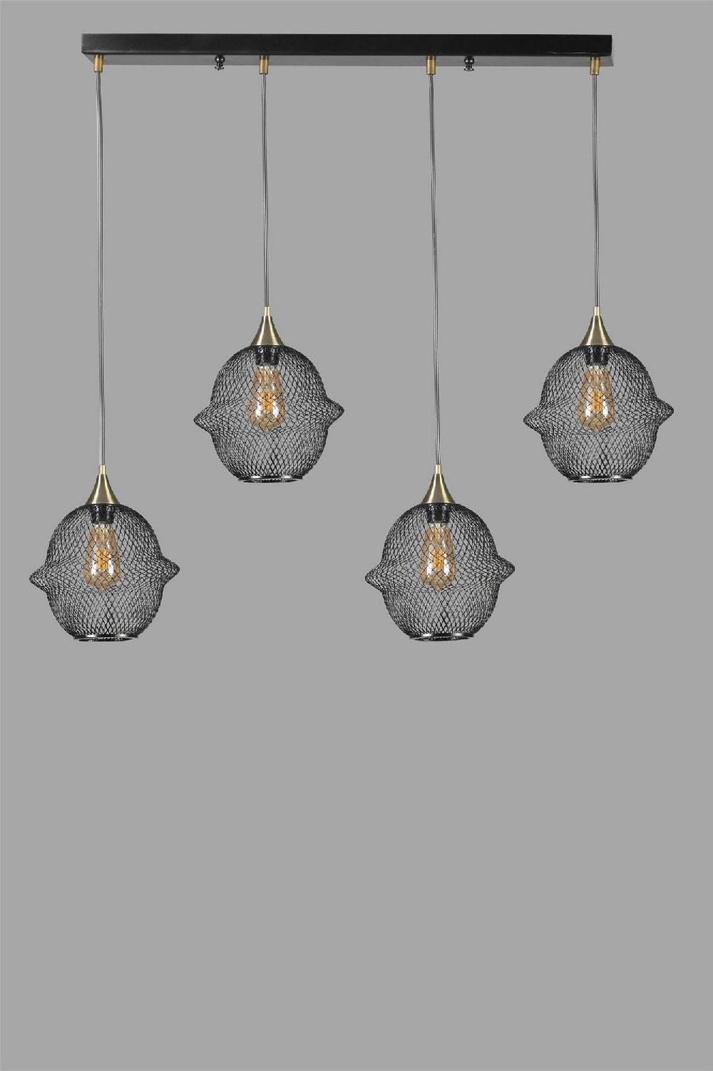 Opviq Elysian Noir Metal Chandelier 70cm Elegance | Opviq