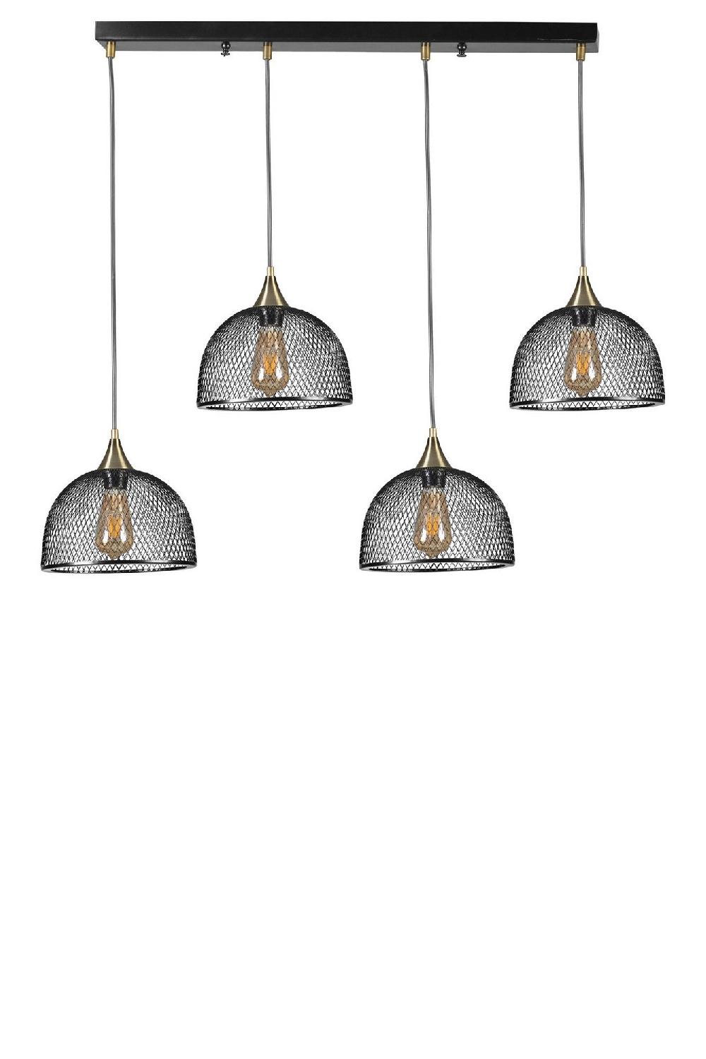 Opviq Elysian Noir Metal Chandelier 70cm Elegance | Opviq