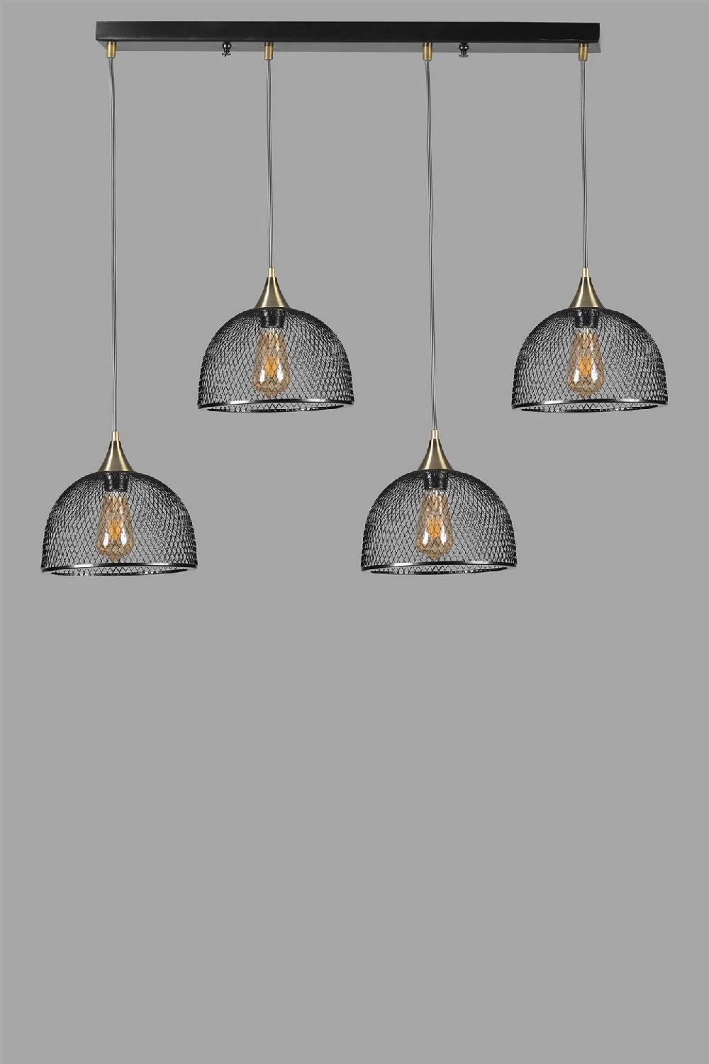 Opviq Elysian Noir Metal Chandelier 70cm Elegance | Opviq