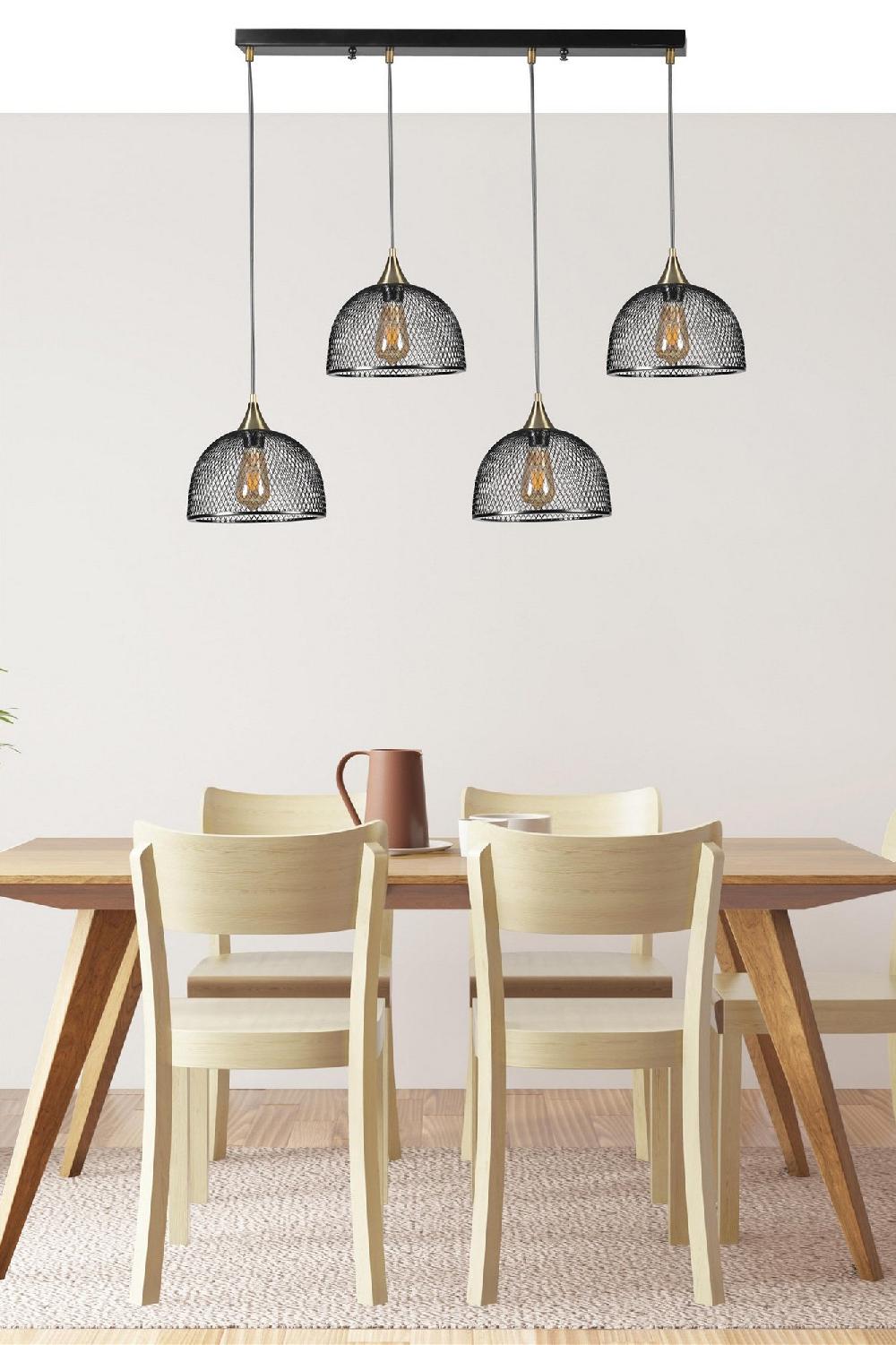 opviq Elysian Noir Metal Chandelier 70cm Elegance | Opviq