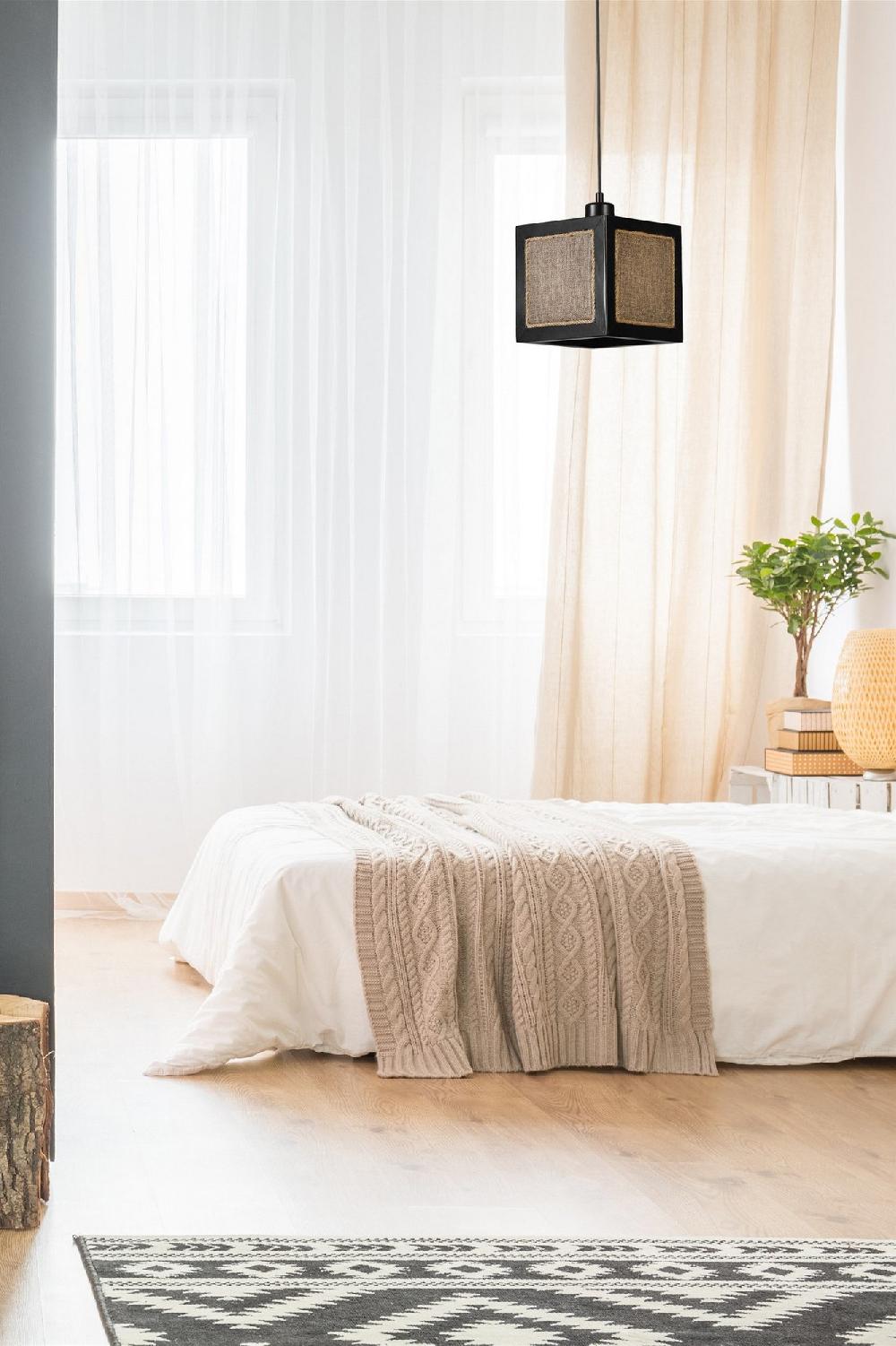 opviq FiraLuxe RattanGlow Chandelier 70cm Elegance | Opviq