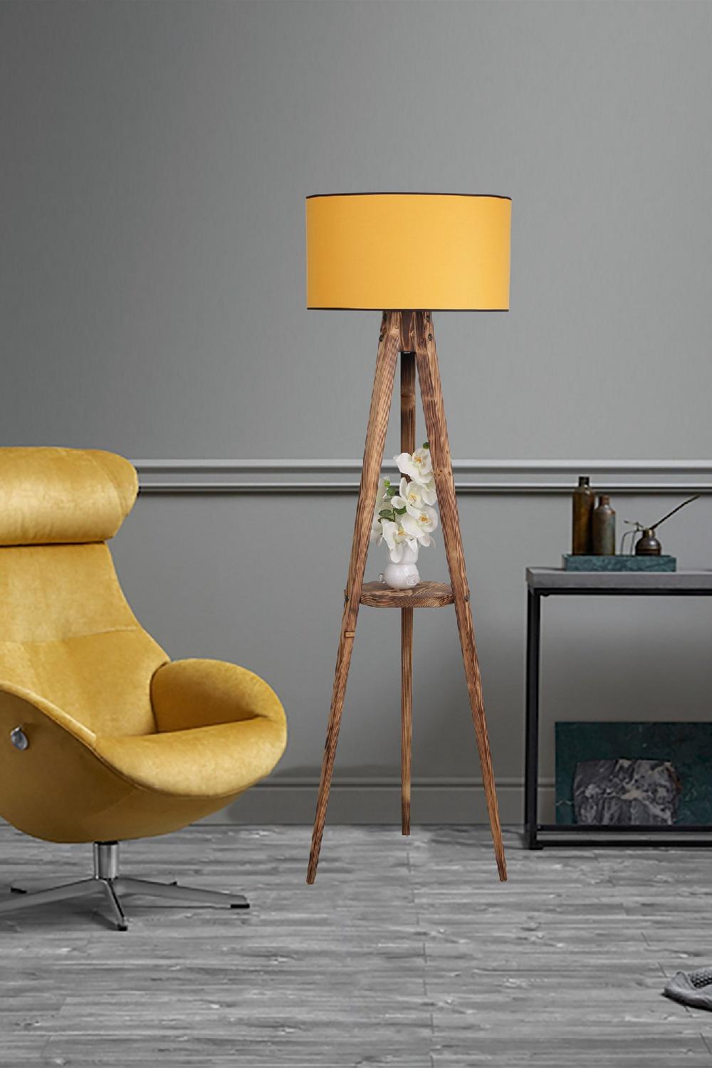 opviq FIRNEST Glow: Eco-Chic Floor Lamp Elegance | Opviq