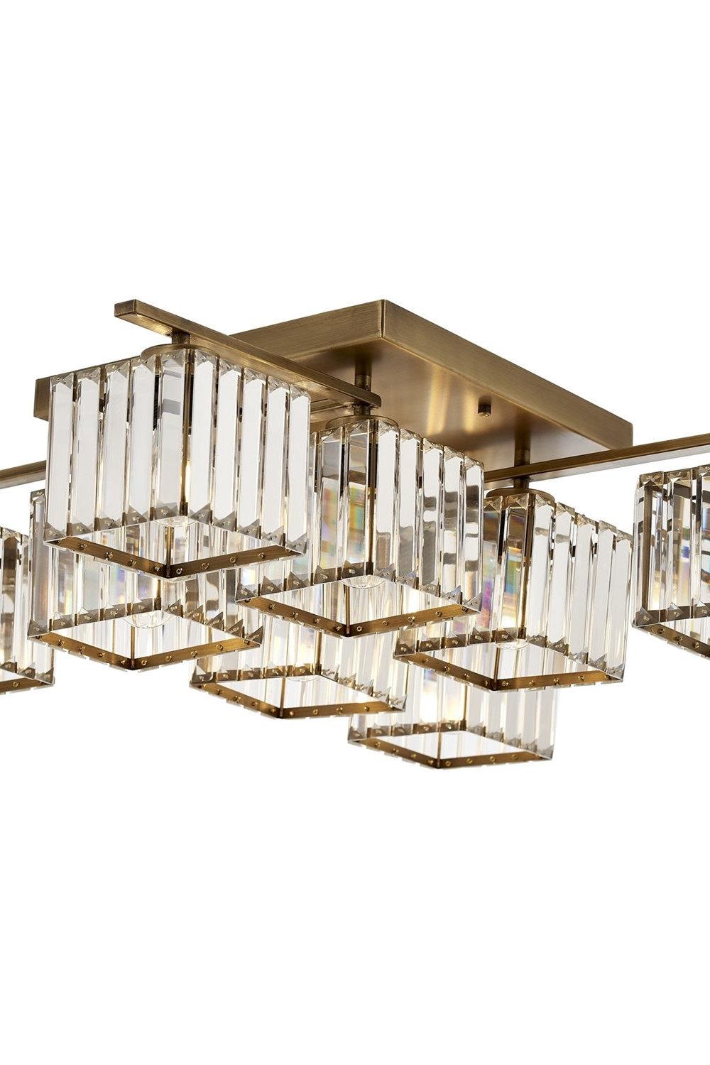 opviq Glamora Copper Crystal Chandelier Elegance 80 | Opviq