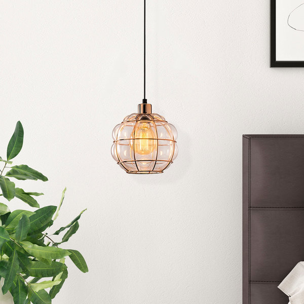opviq GlimmerLux Copper Chandelier: Nordic Elegance | Opviq