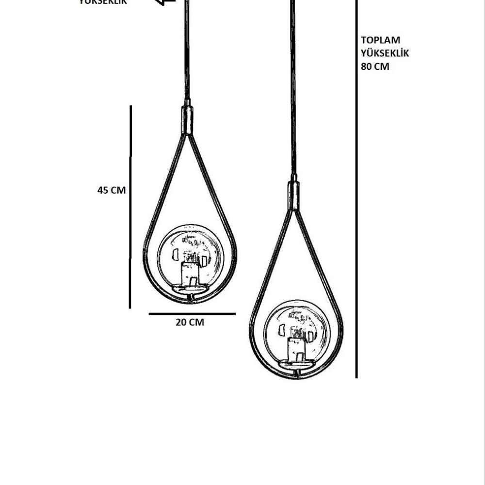 Opviq GlimmerScape Copper Chandelier Elegance | Opviq