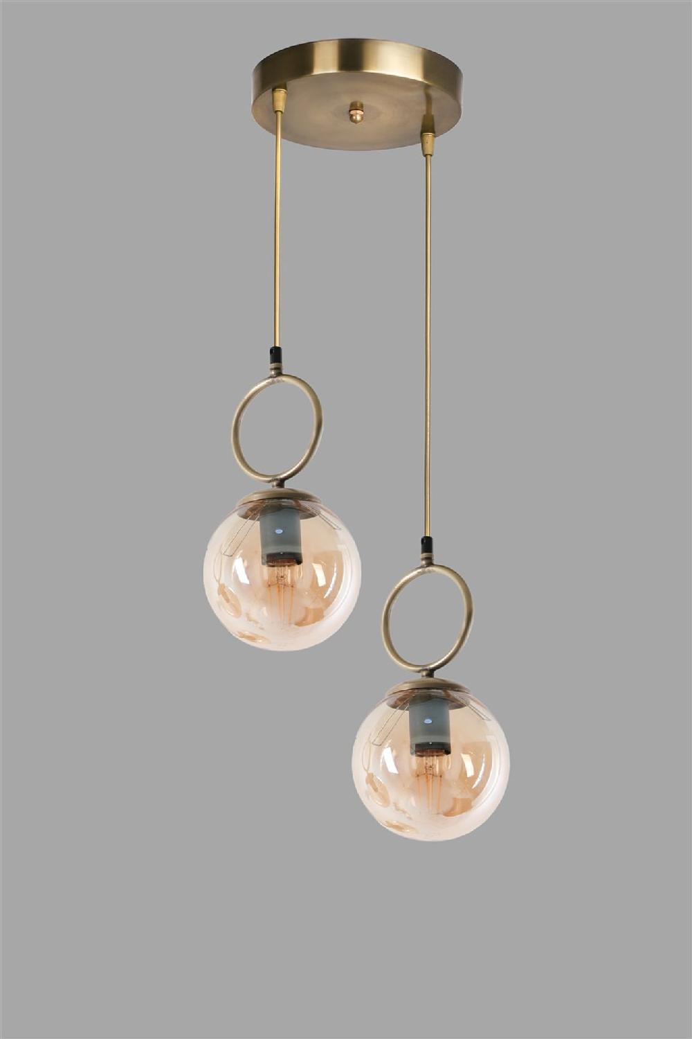 Opviq GlimmerScape Copper Chandelier Elegance | Opviq