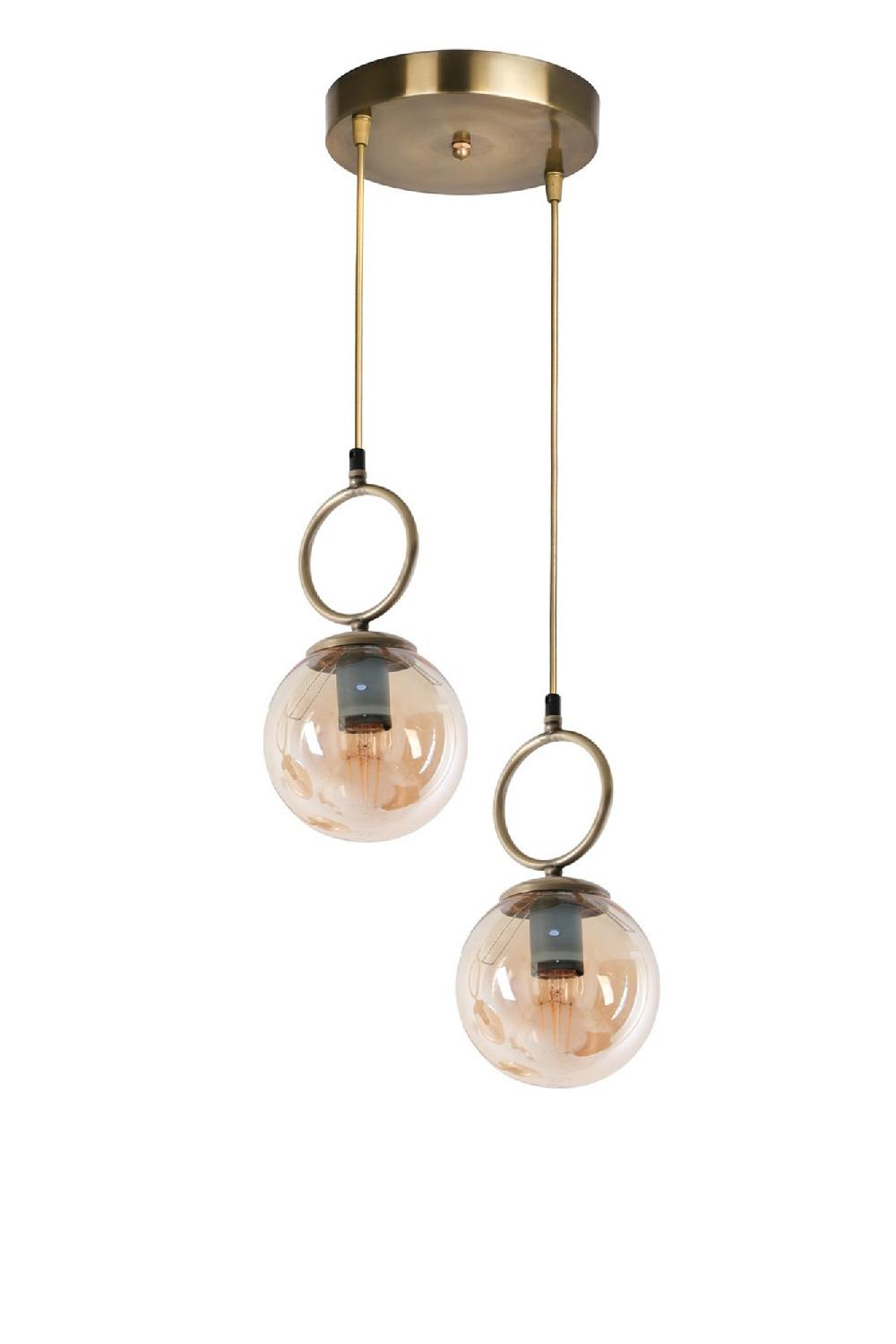 opviq GlimmerScape Copper Chandelier Elegance | Opviq