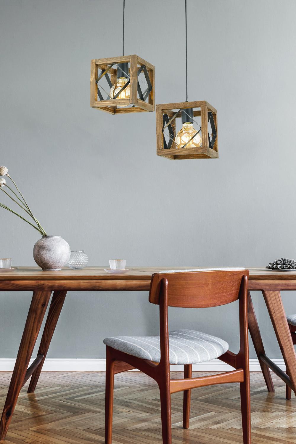 opviq Hornbeam Elegance: The Rustic Fusion Chandelier | Opviq