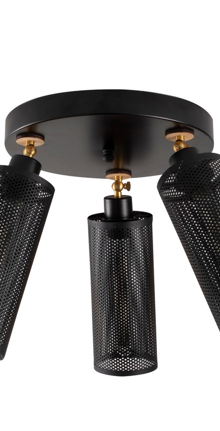 Opviq LumaCraft Black Chandelier: Industrial Elegance | Opviq