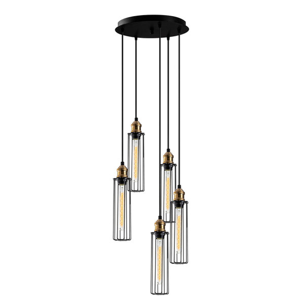 Opviq LumaForge Black Elegance Chandelier 123cm | Opviq