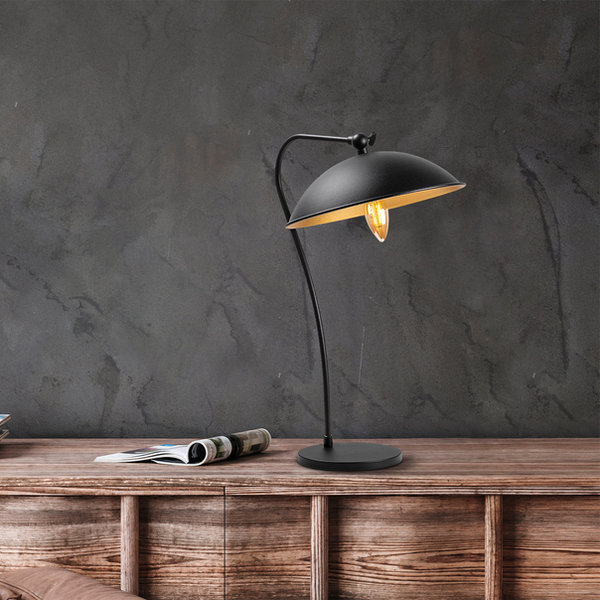 Opviq LumaForge Noir: Modern Industrial Table Lamp | Opviq