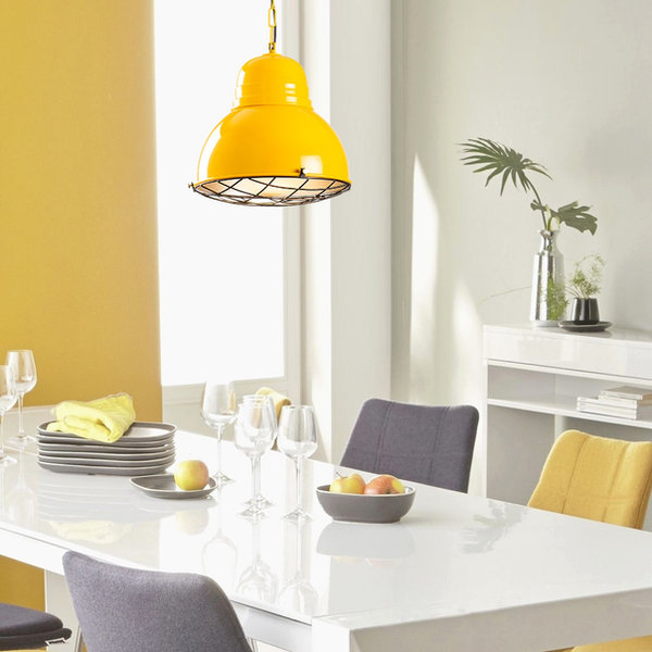 opviq LumaLux Yellow Chandelier 31: Modern Glow Elegance | Opviq