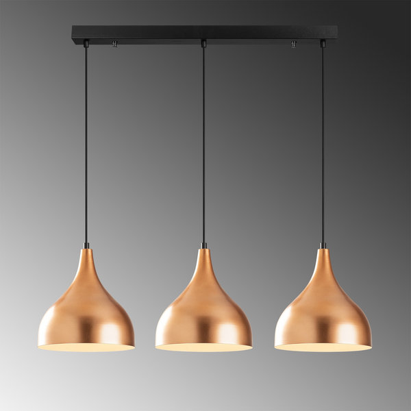 Opviq LumaNova Copper & Black Chandelier Elegance | Opviq