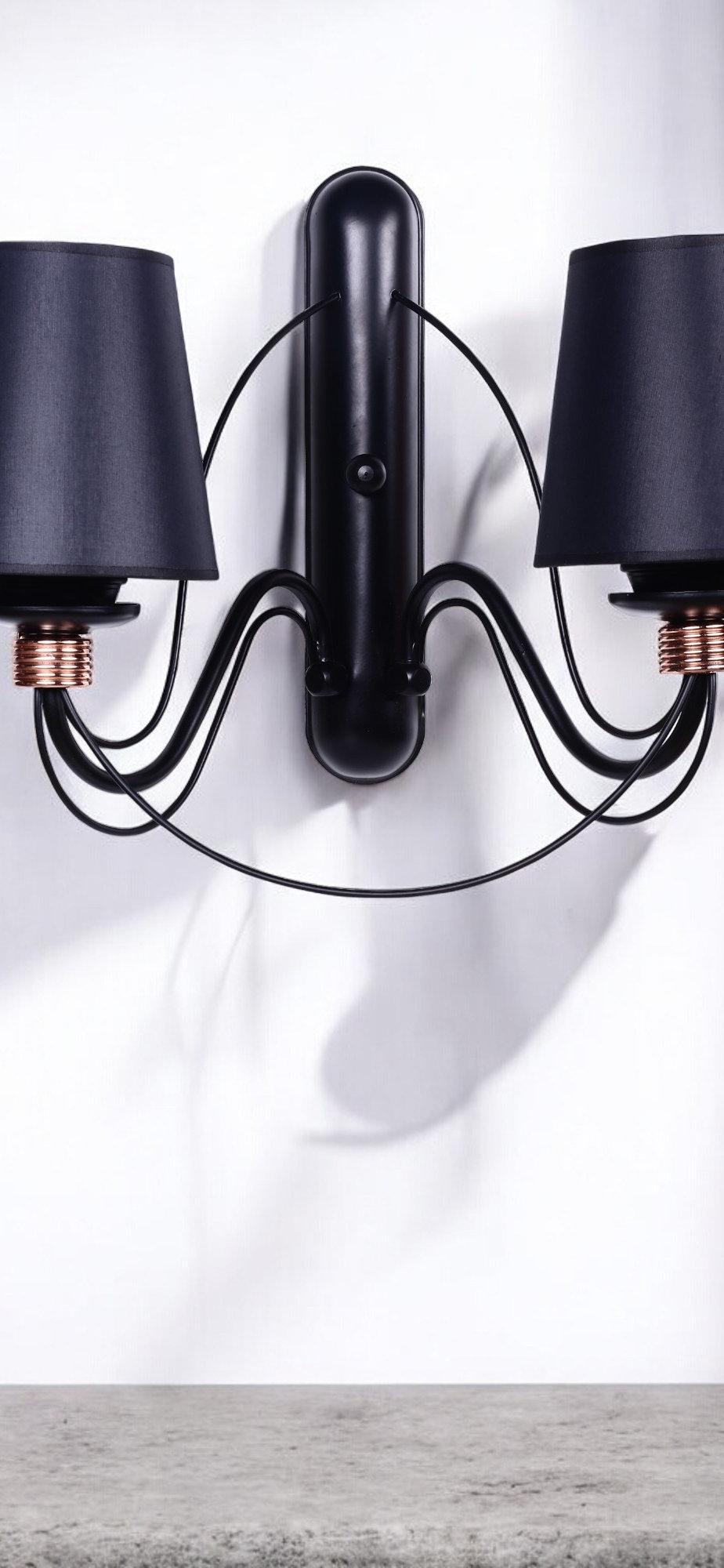 opviq LumaTique Noir: Elegant Battery Wall Sconce | Opviq