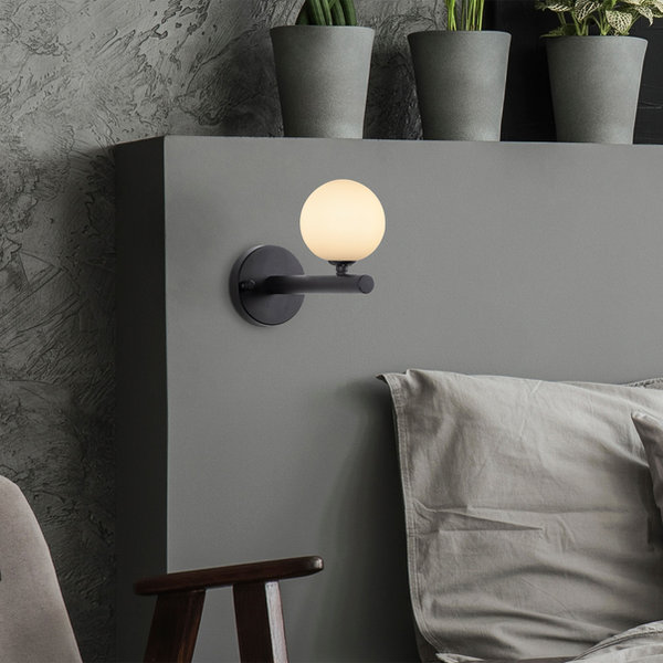 Opviq LumaTwist Noir - Modern Industrial Wall Lamp | Opviq