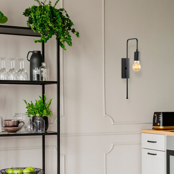 opviq LumenForge Noir: Industrial Elegance Wall Lamp | Opviq