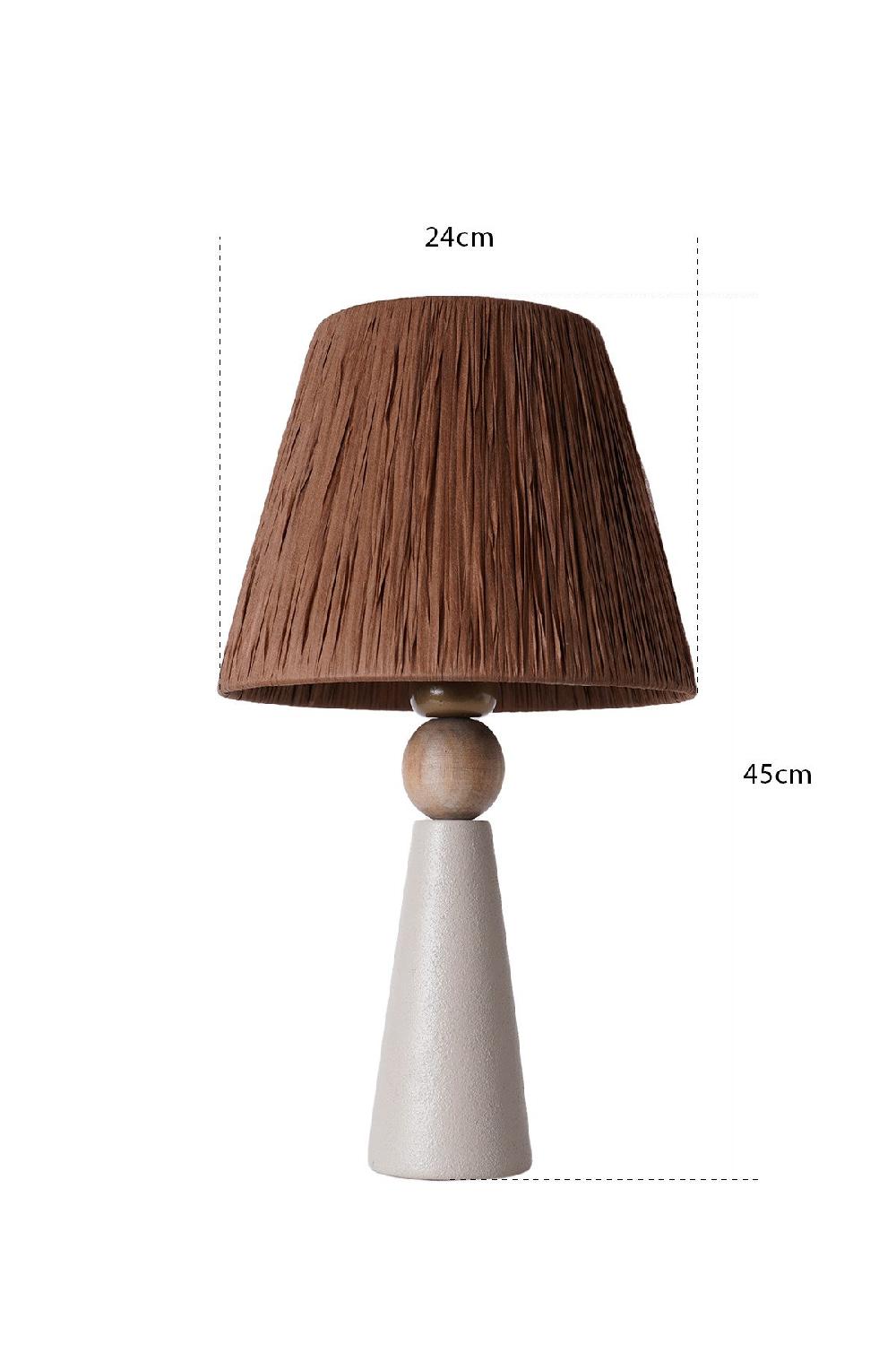 Opviq LumiCeramix: Grey Glow Artisan Table Lamp | Opviq