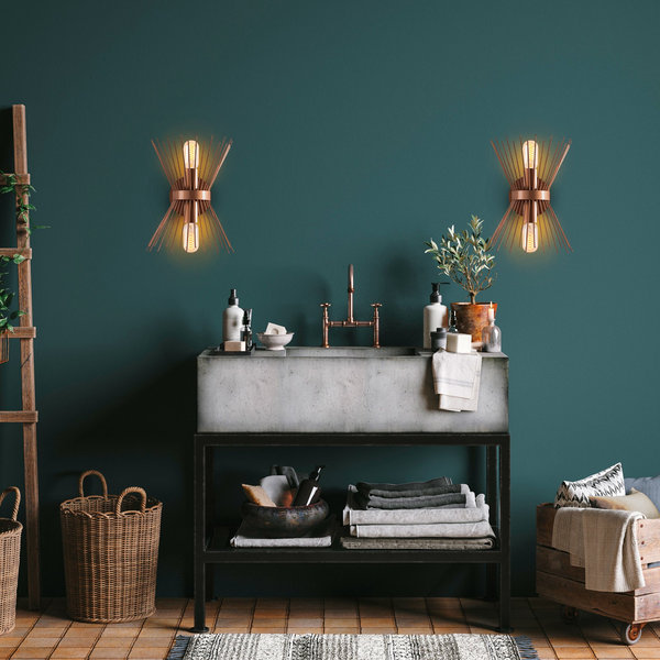 Opviq LumiCopper Glow: Artisanal Wall Radiance | Opviq