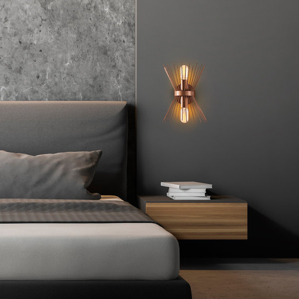 opviq LumiCopper Glow: Artisanal Wall Radiance | Opviq