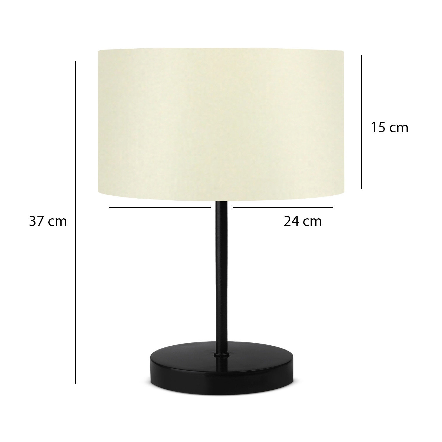 Opviq LumiCraft Essence: Cream Metal Elegance Lamp | Opviq