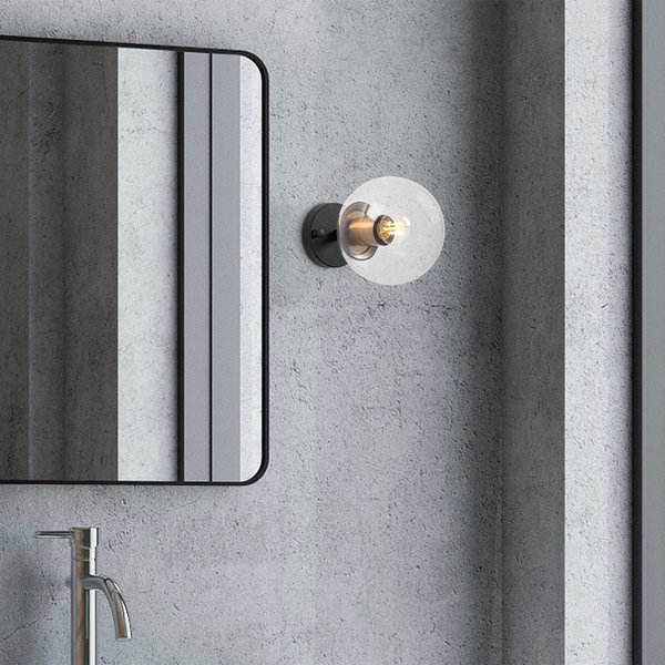 Opviq LumiGlam Forge: Black Elegance Wall Light | Opviq