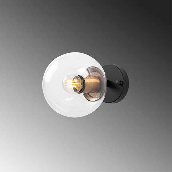 Opviq LumiGlam Forge: Black Elegance Wall Light | Opviq