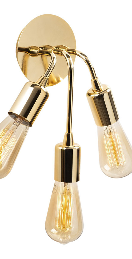 Opviq LumiGlow Aura: Chic Metal Wall Brilliance | Opviq