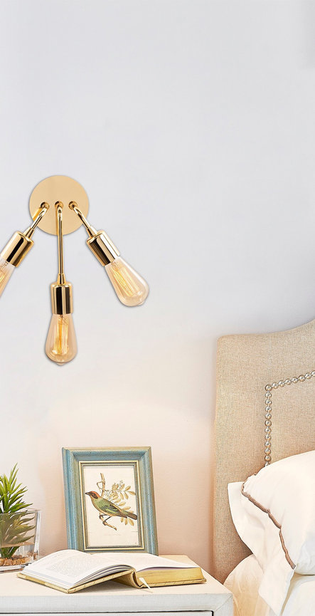 opviq LumiGlow Aura: Chic Metal Wall Brilliance | Opviq