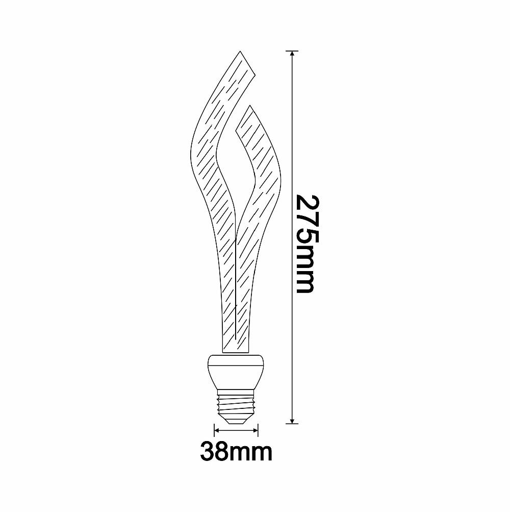 Opviq LumiGlow Enchant LED Bulb - Warm Elegance 3.5W | Opviq