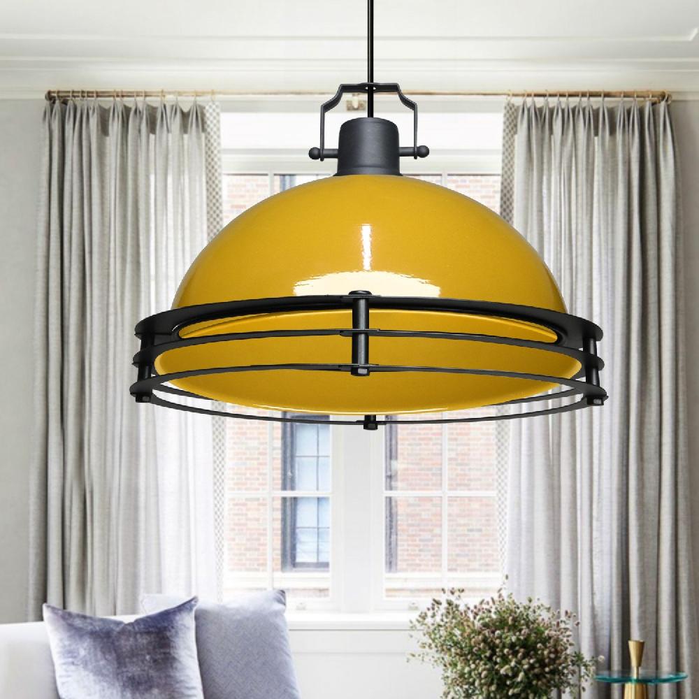 Opviq Lumina Luxe: Radiant Yellow Metal Chandelier | Opviq