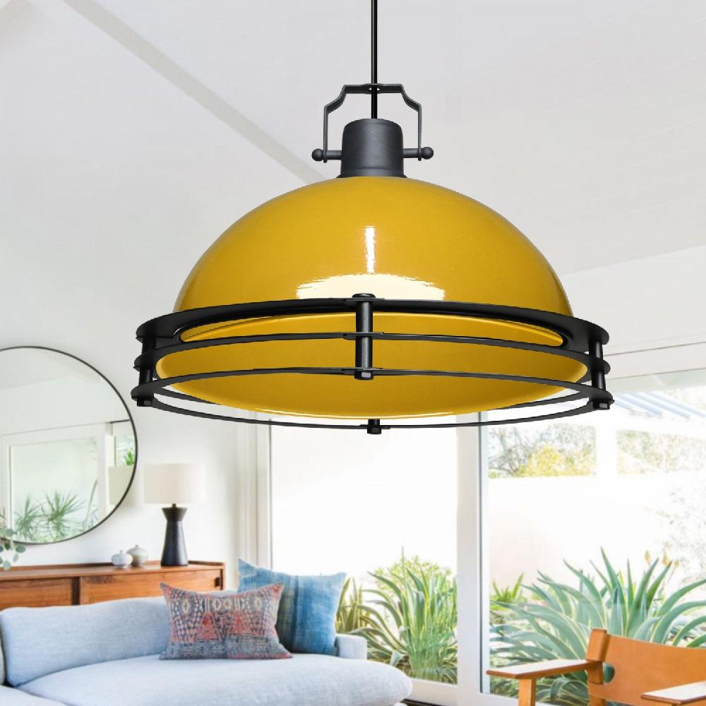 opviq Lumina Luxe: Radiant Yellow Metal Chandelier | Opviq