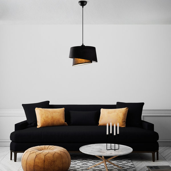 Opviq Lumina Vortex Chandelier: Elegance In Black | Opviq