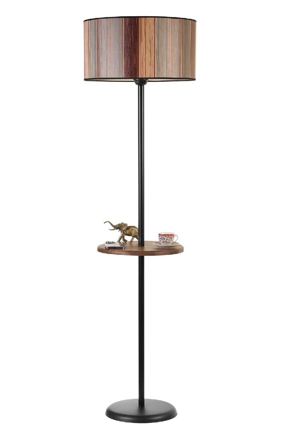 Opviq LuminaBeech: Metal Glow & Beech Elegance Lamp | Opviq