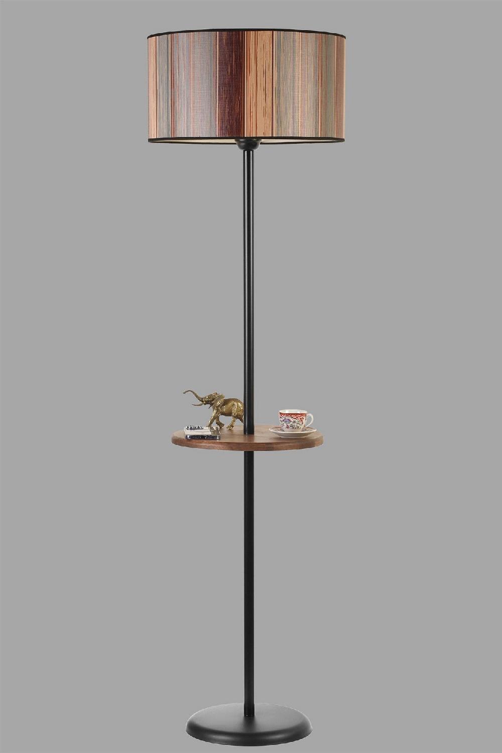 Opviq LuminaBeech: Metal Glow & Beech Elegance Lamp | Opviq