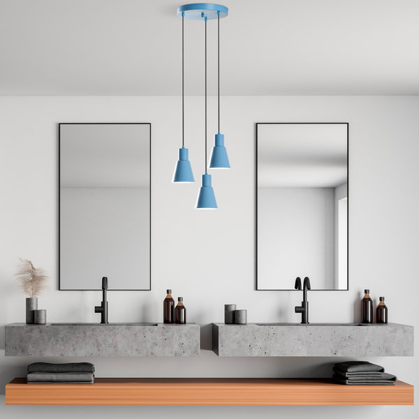 Opviq LuminaCeleste Chandelier: Blue Elegance Unleashed | Opviq