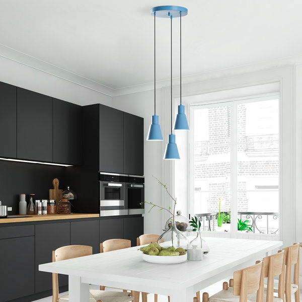 Opviq LuminaCeleste Chandelier: Blue Elegance Unleashed | Opviq