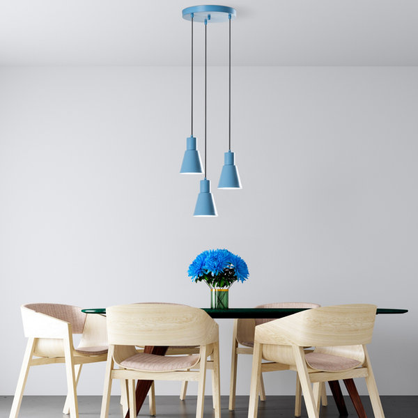 Opviq LuminaCeleste Chandelier: Blue Elegance Unleashed | Opviq